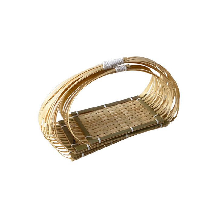 Handcrafted decorative basket with sturdy design