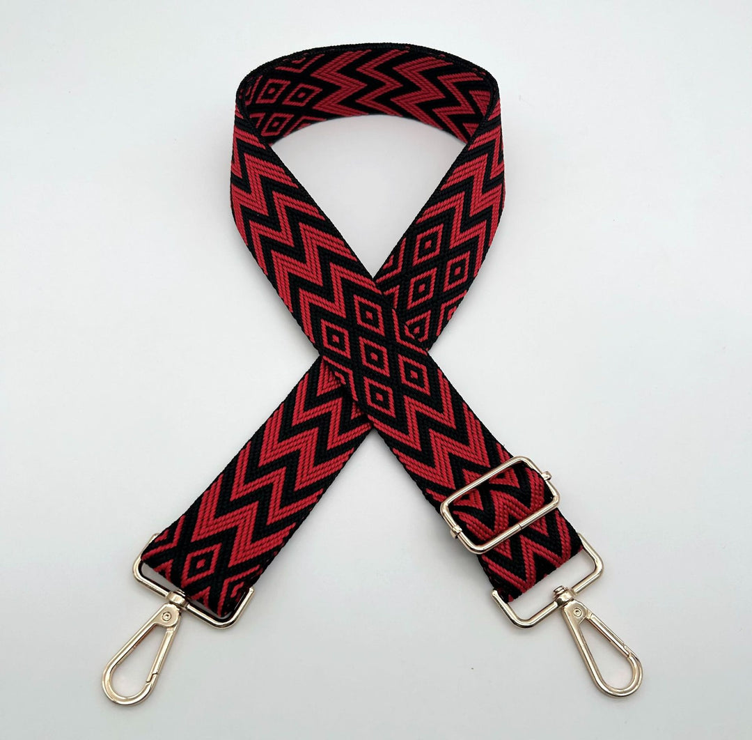 Adjustable Patterned Bag Strap