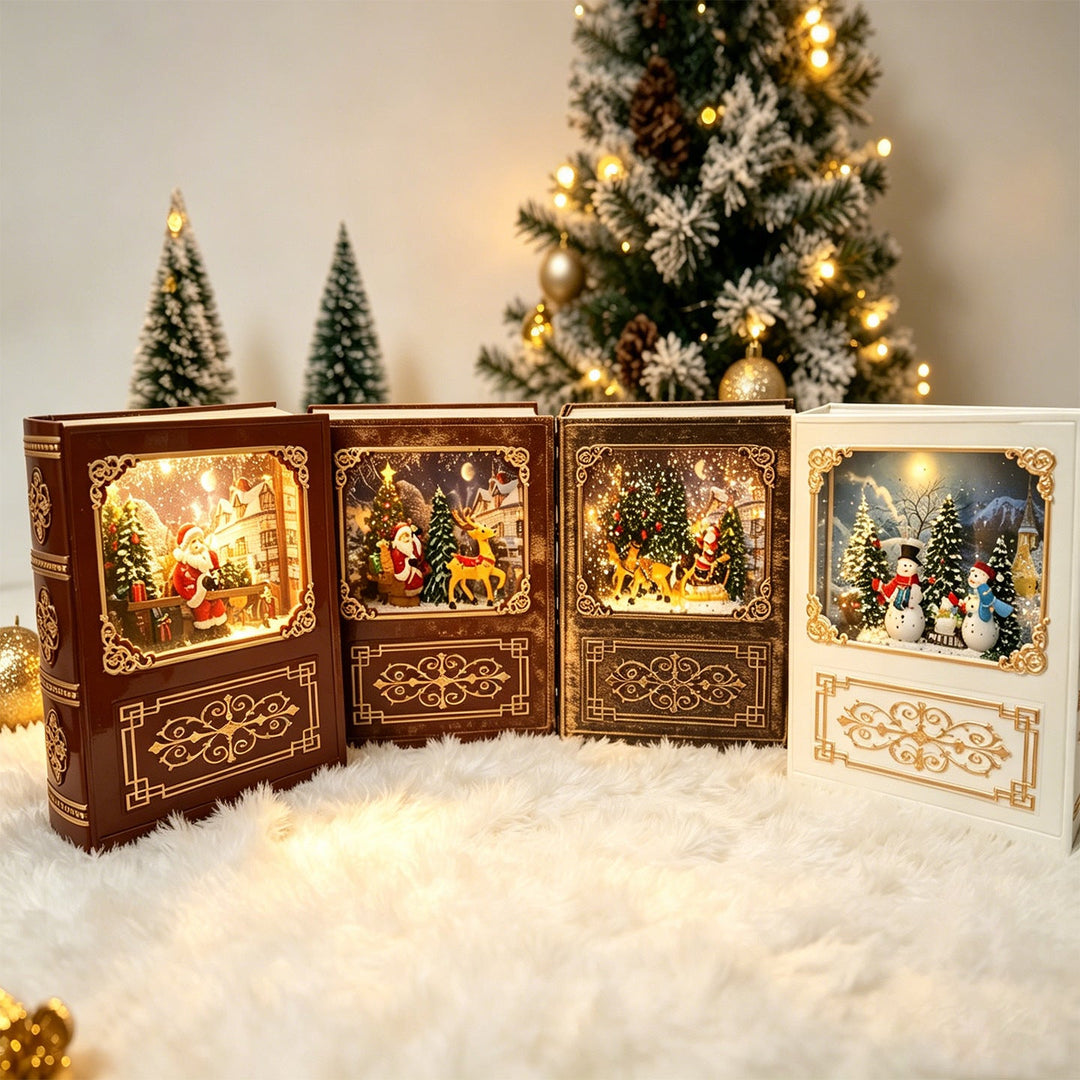 Christmas tree decoration with snow globe