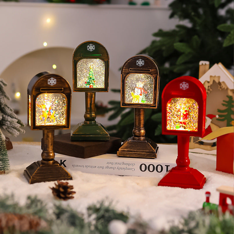 Nostalgic Christmas mailbox decoration