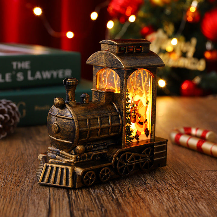 Nostalgic Christmas Train Lantern
