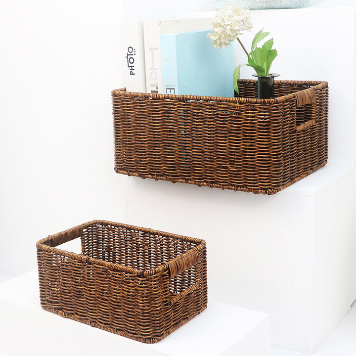 Handwoven storage basket