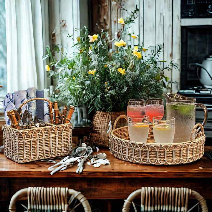 Practical storage basket in elegant design