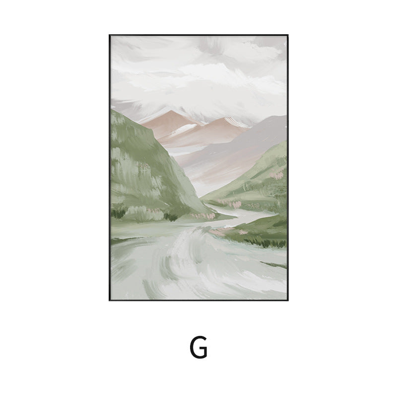 Framed Abstract Landscape Artwork