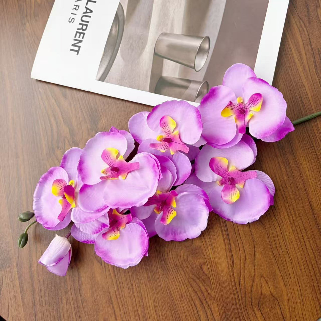 Faux Orchid Floral Spray