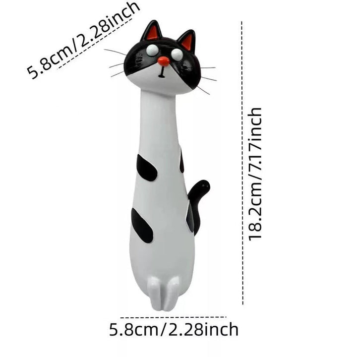 Decorative cat figurine in elegant style
