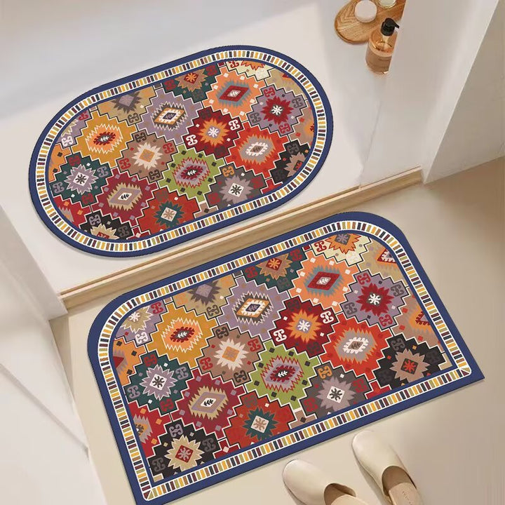 Decorative Floral Entryway Mat
