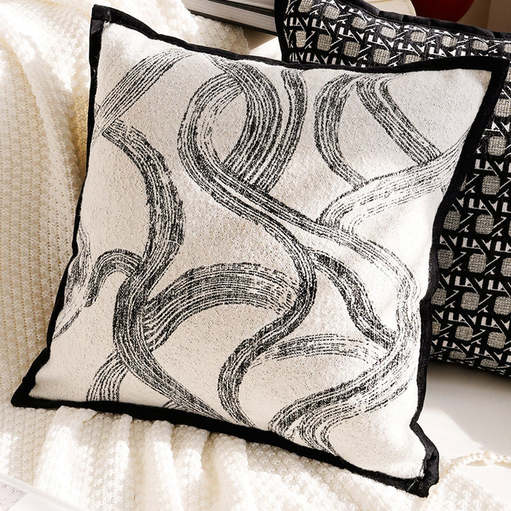 Abstract Swirl Decorative Pillow