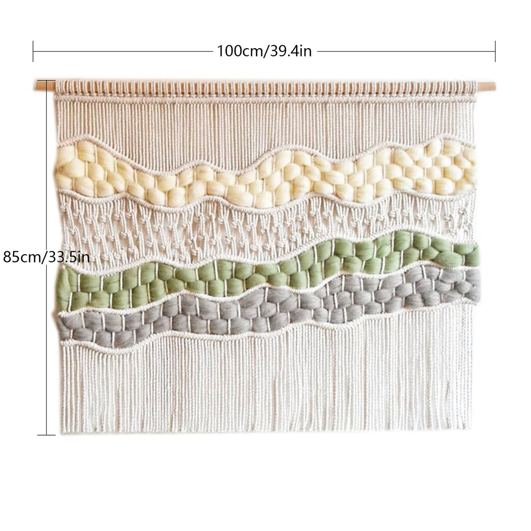 Woven Macrame Wall Tapestry