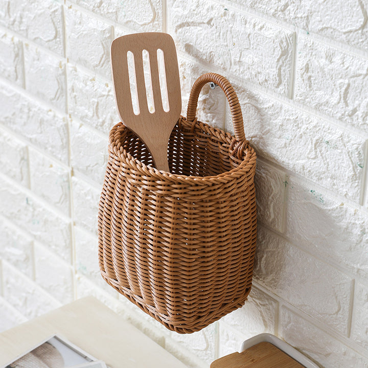 Hand-Woven Decorative Storage Basket