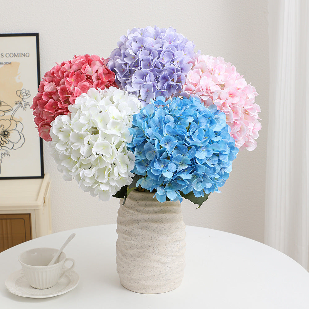 Artificial Hydrangea branch with detailed flowers