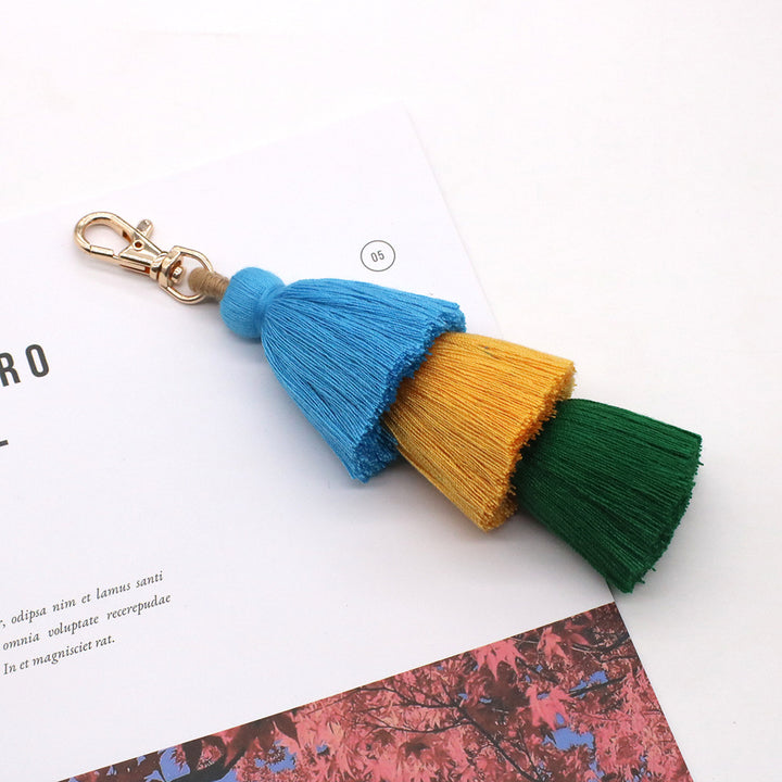 Decorative Macrame Keychain