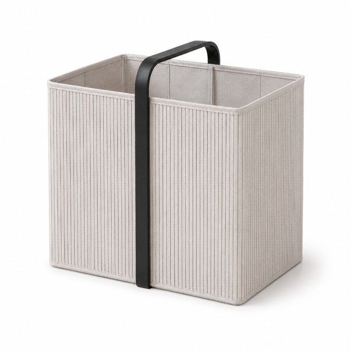 Laundry basket with lid and handles