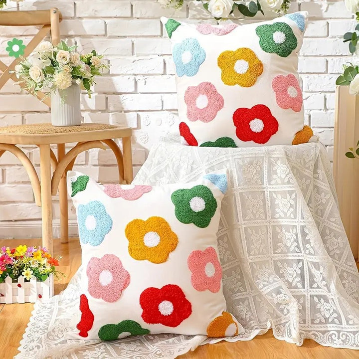 Floral Pattern Decorative Throw Pillow