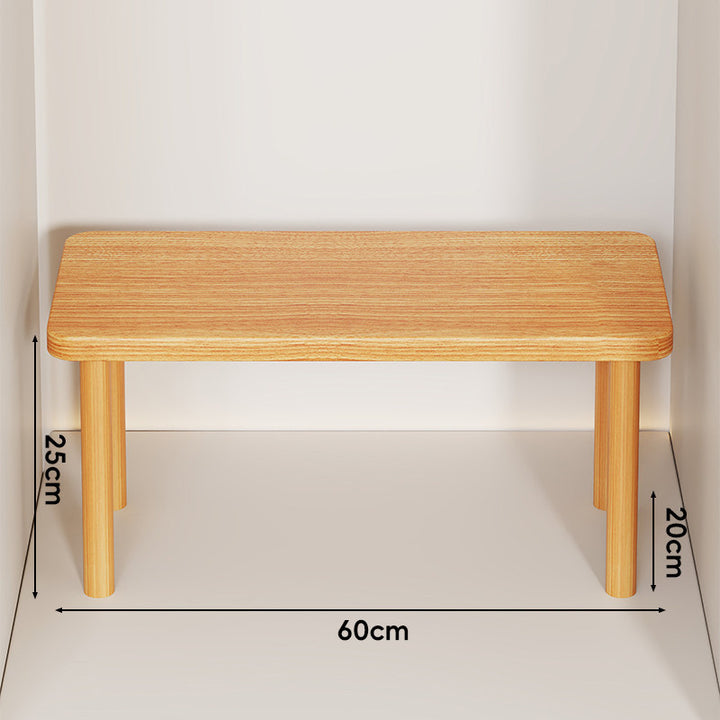 Adjustable Multi-Height Wooden Monitor Riser and Desktop Shelf