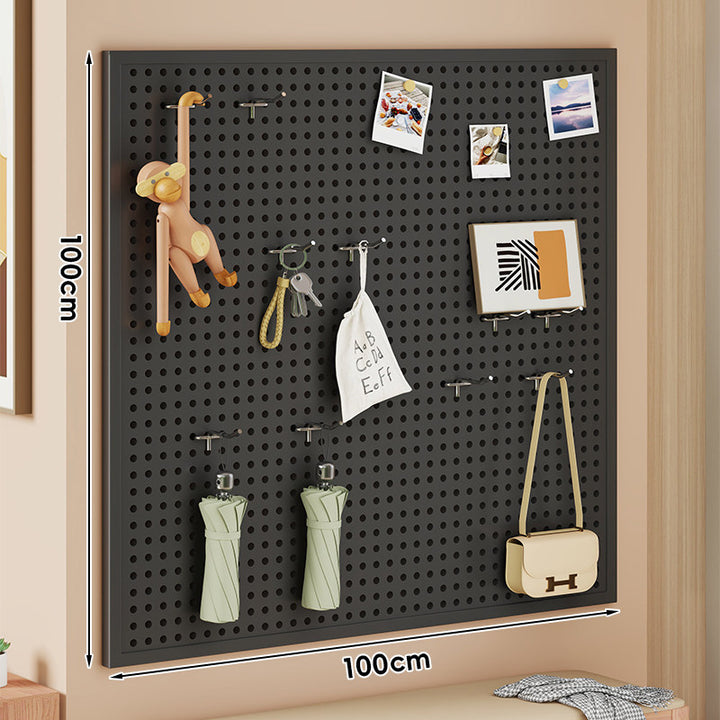 S-Shaped Offset Pegboard Utility Hooks with Support Post