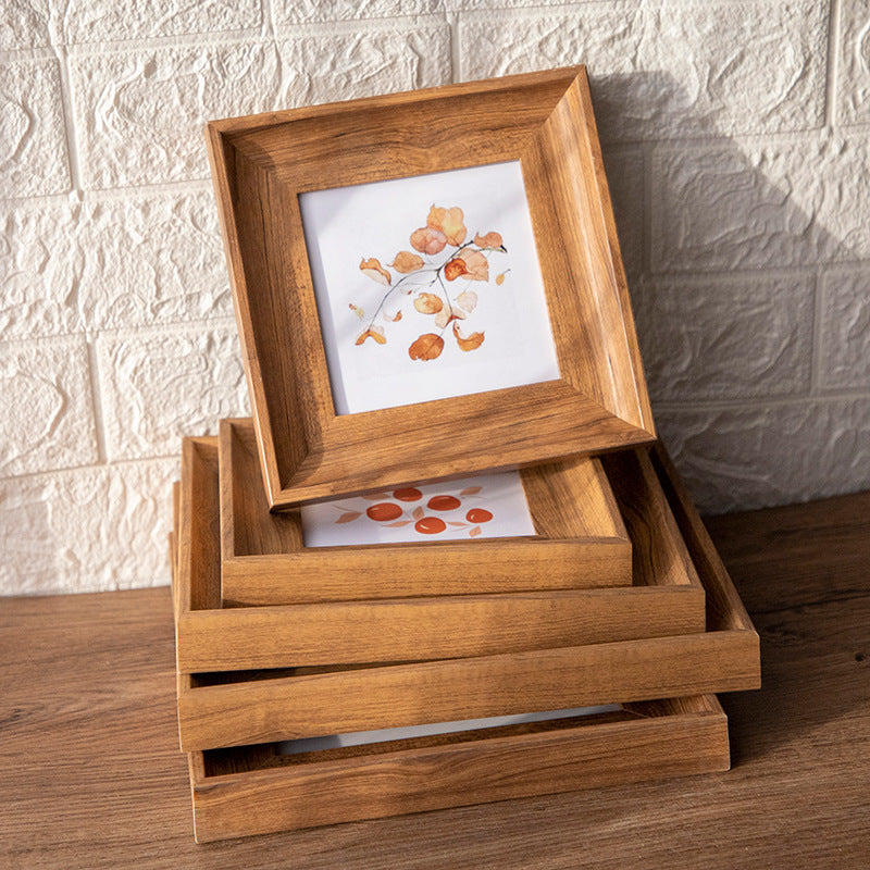 Elegant Artisan Wood Display Frame