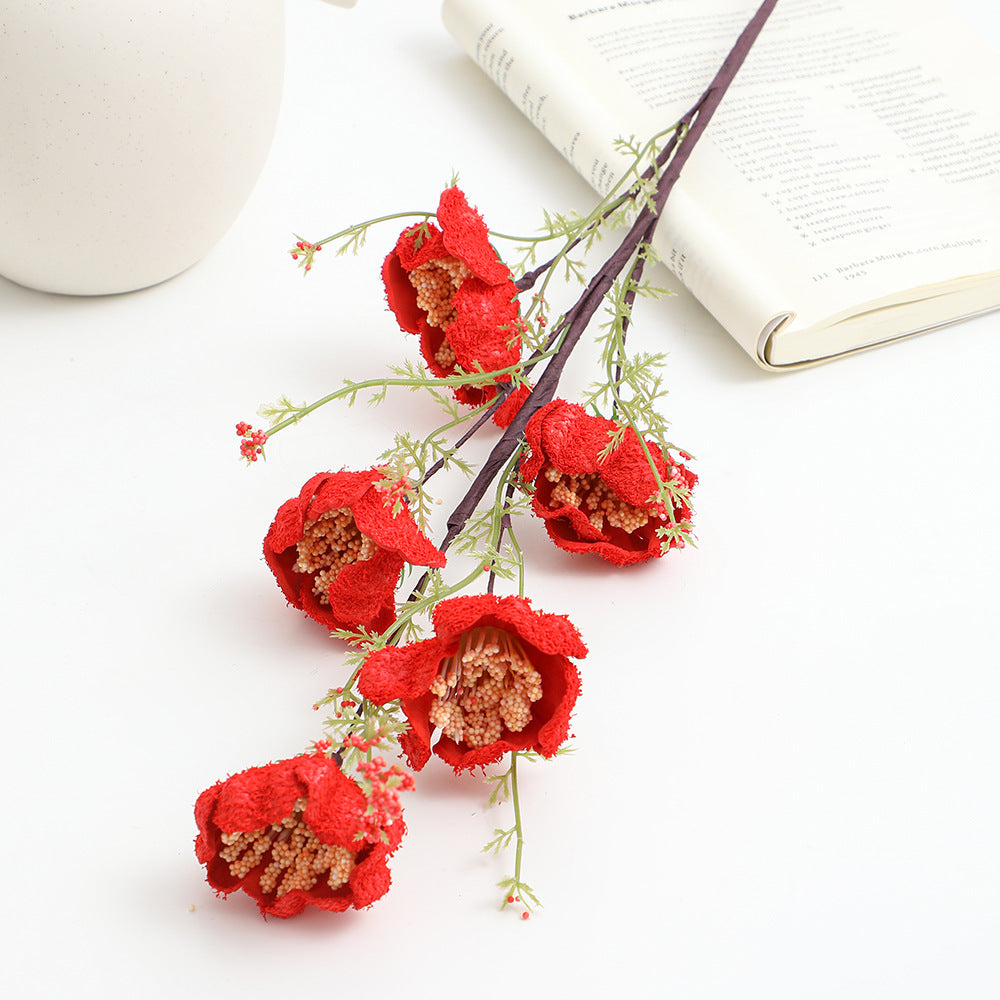Decorative Artificial Flower Branch with Details