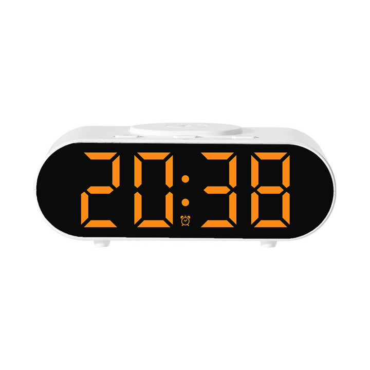 Digital FM clock radio with large LED display