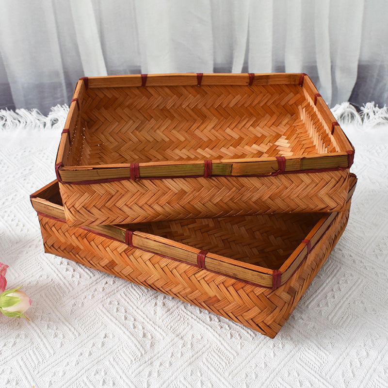 Handcrafted Woven Storage Tray