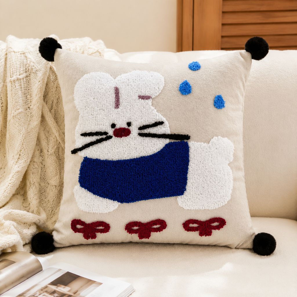 Decorative Pet-Themed Throw Pillow