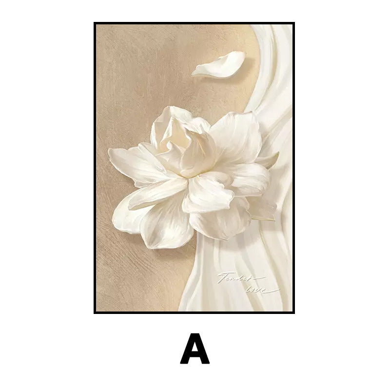 Elegant Floral Relief Artwork
