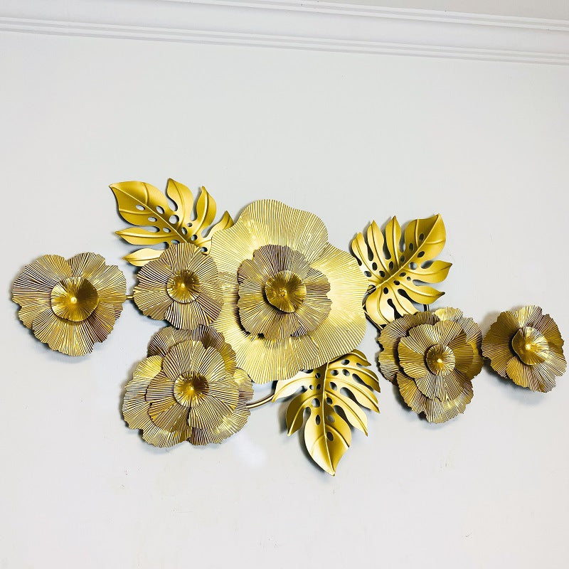 Floral Metal Wall Sculpture