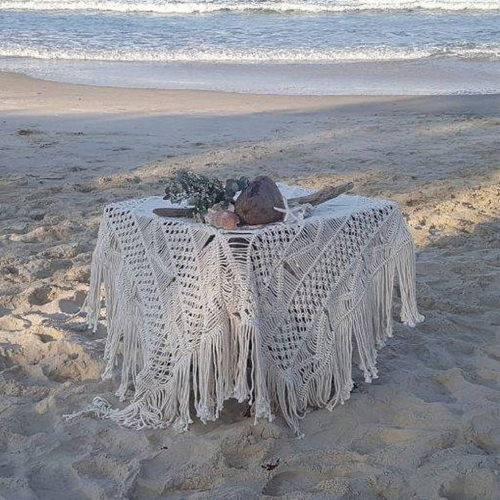 Bohemian Macrame Table Cover