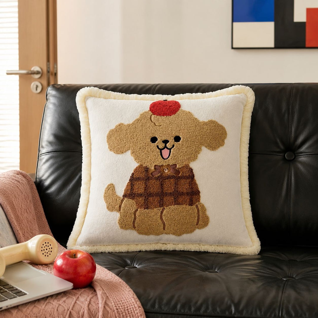 Decorative Animal-Themed Throw Pillow