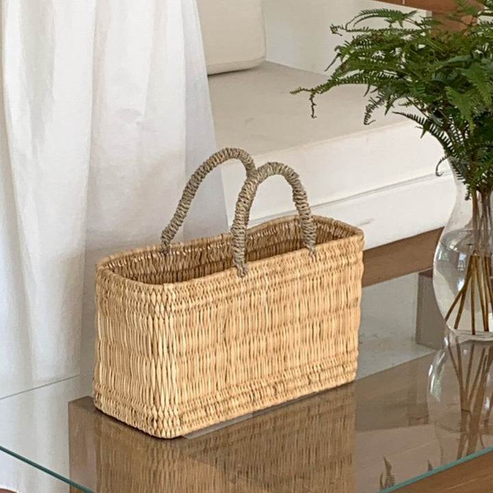 Playful Handwoven Shopping Bag