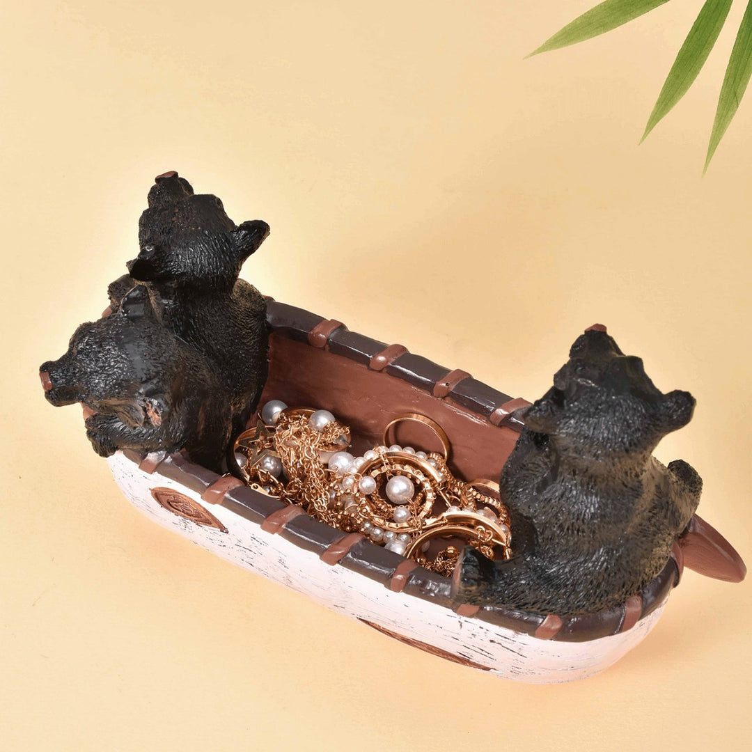 Whimsical Bear Figurine Decor