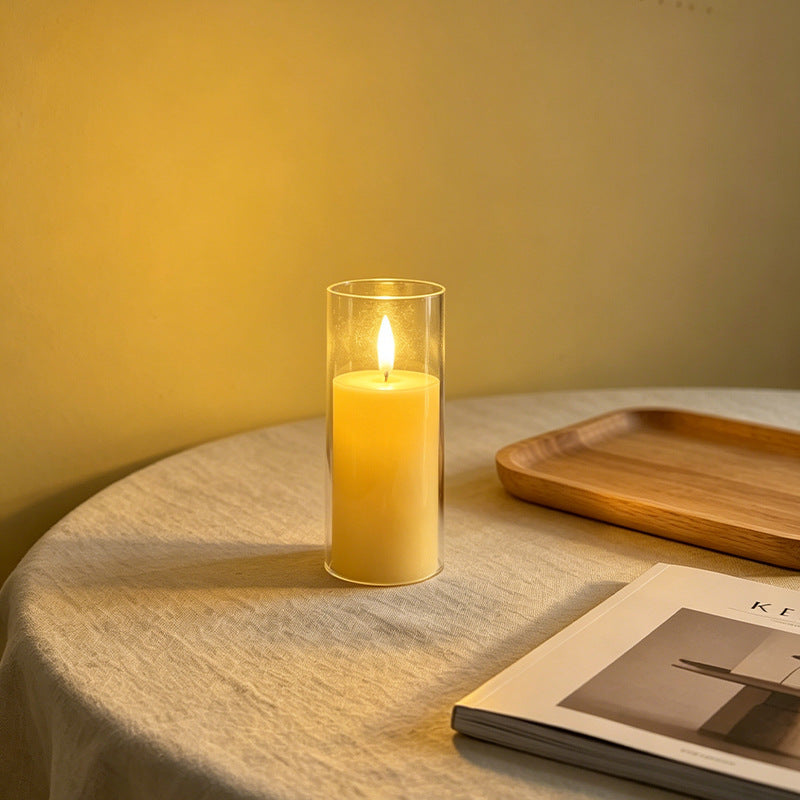 LED Scented Candle with Flame Effect