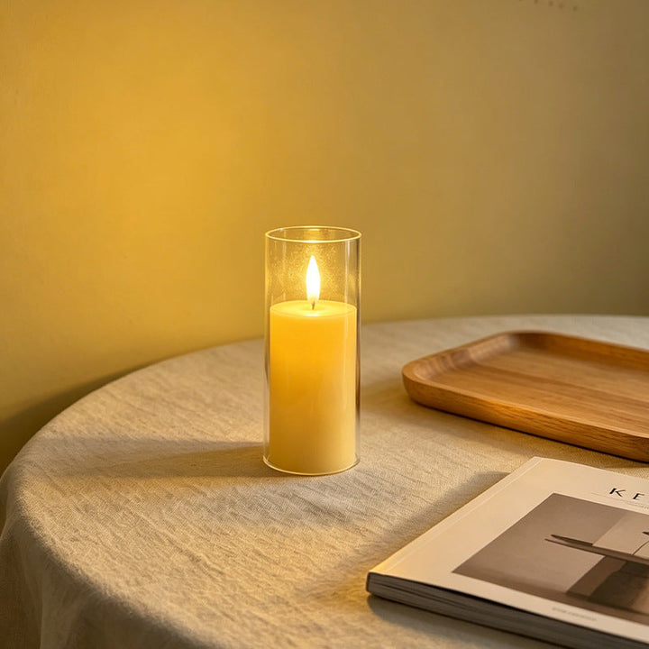 LED Scented Candle with Flame Effect