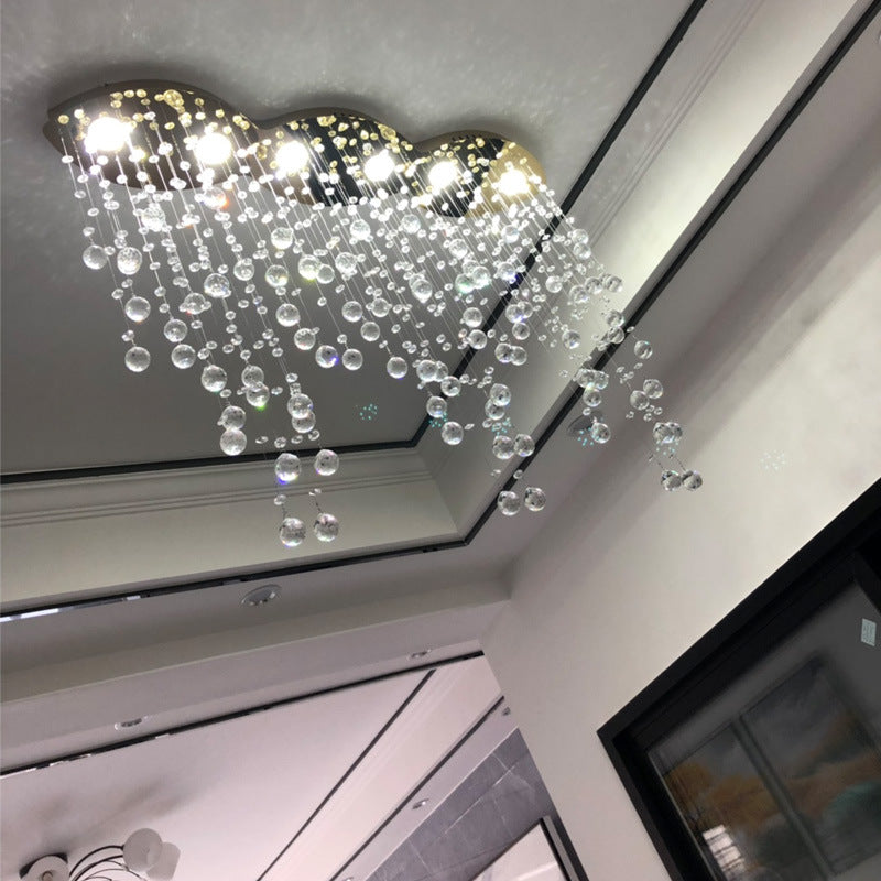 Crystal Drop Ceiling Light