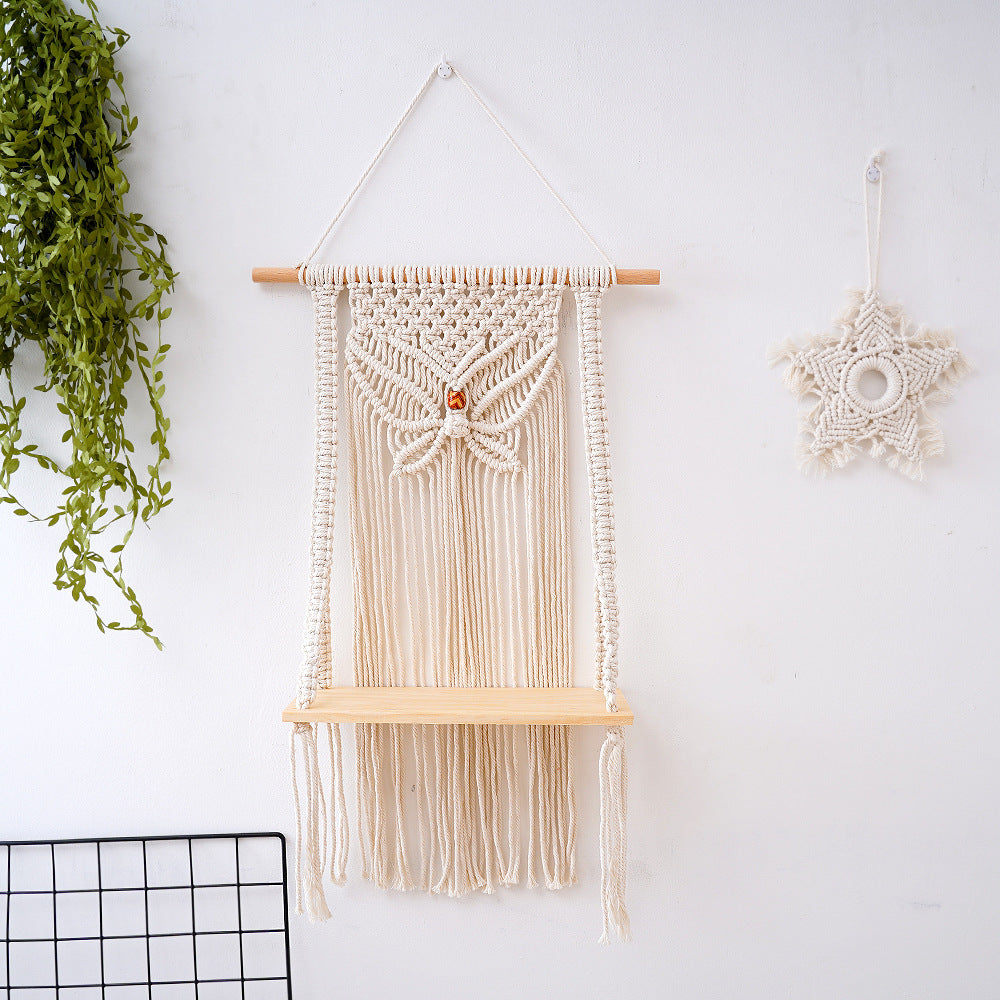 Decorative Macramé Swing Shelf