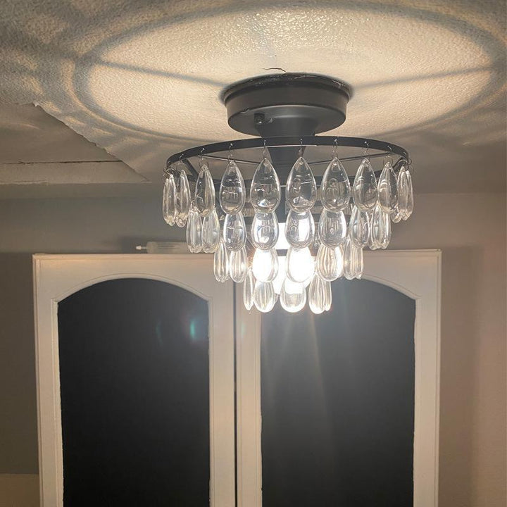 Elegant Crystal Drop Chandelier