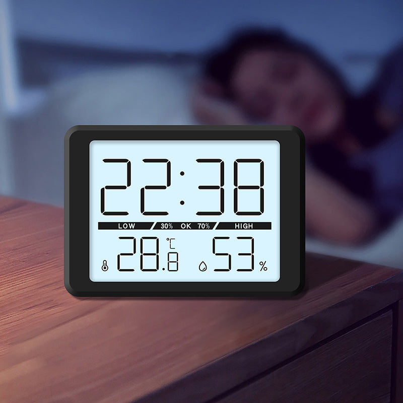 Digital Thermo-Hygrometer Clock