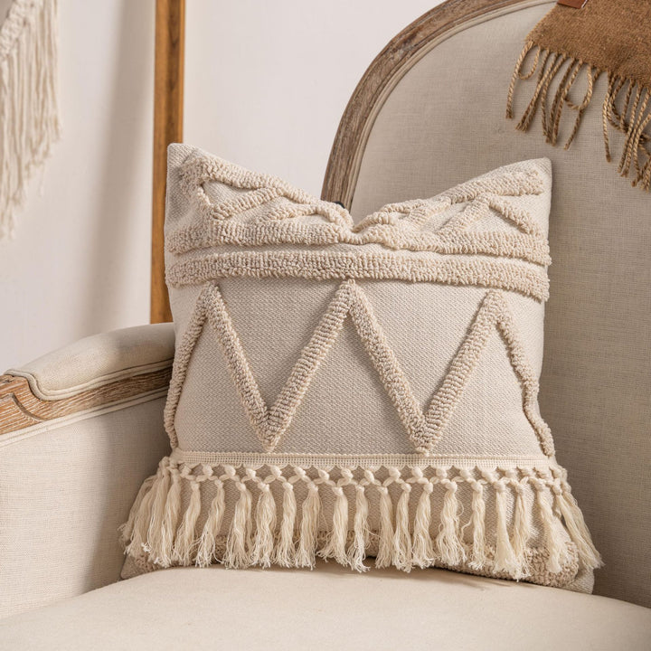 Decorative Textured Throw Pillow