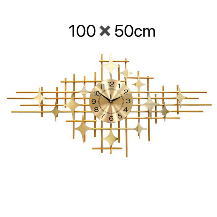 Modern Geometric Wall Clock Art