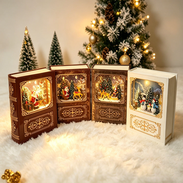 Christmas tree decoration with snow globe