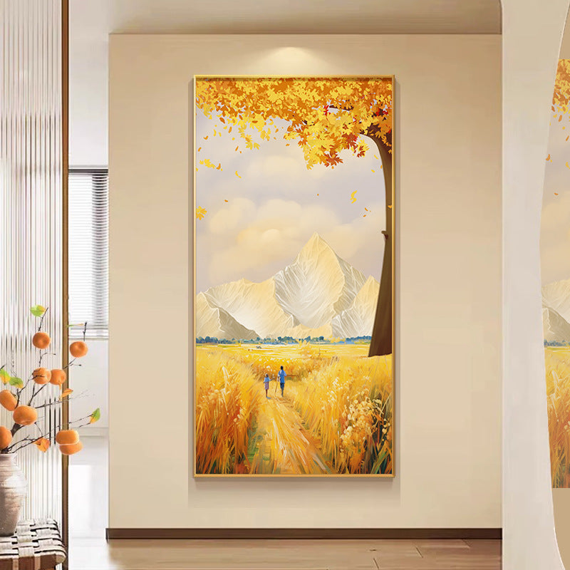 Framed Autumn Landscape Art Print