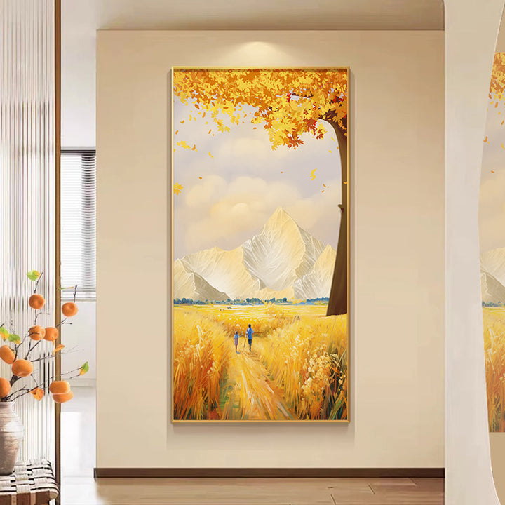 Framed Autumn Landscape Art Print