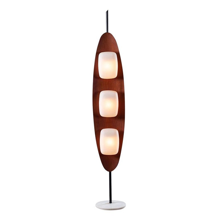 Modern sculptural floor lamp