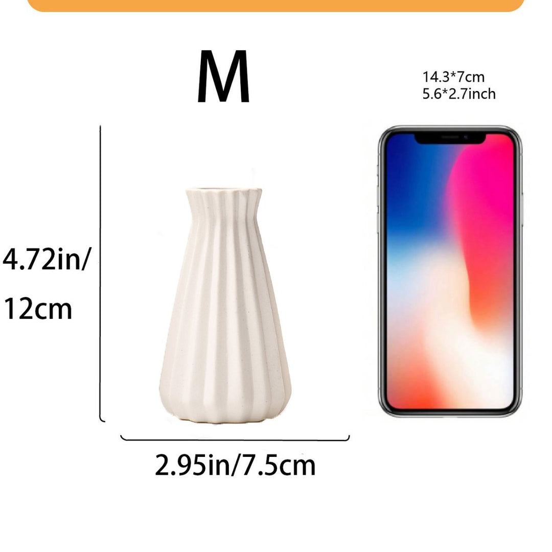 Elegant Textured Ceramic Vase