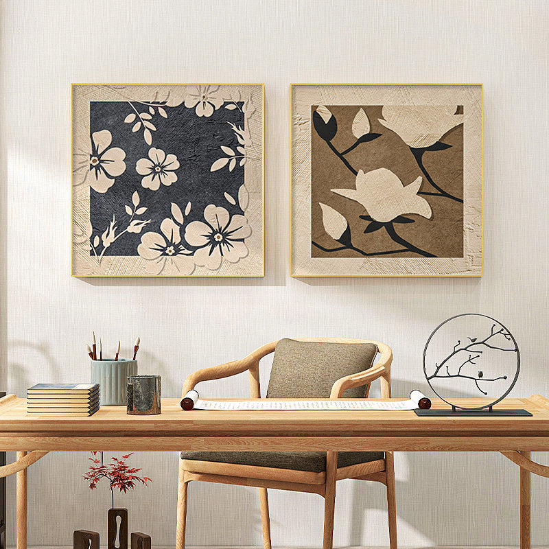 Abstract Line Art Framed Wall Decor