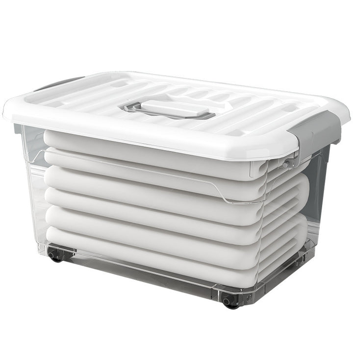 Storage box with stackable design
