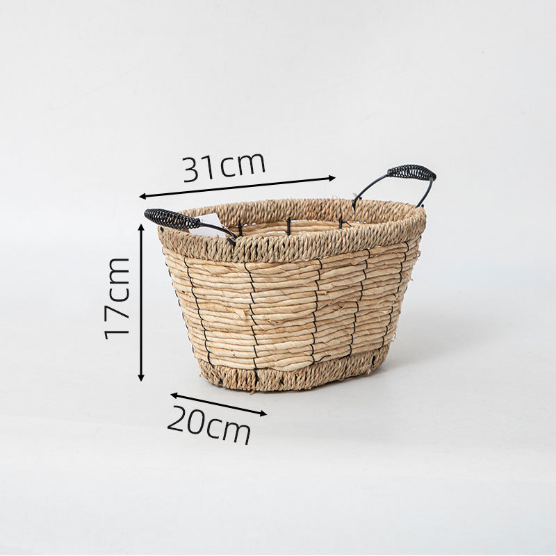 Versatile storage basket with sturdy woven design