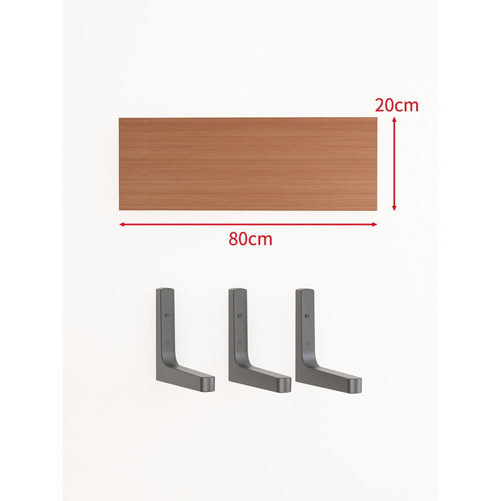 Long Narrow Floating Wall Shelf Kit with Concealed Heavy-Duty Brackets