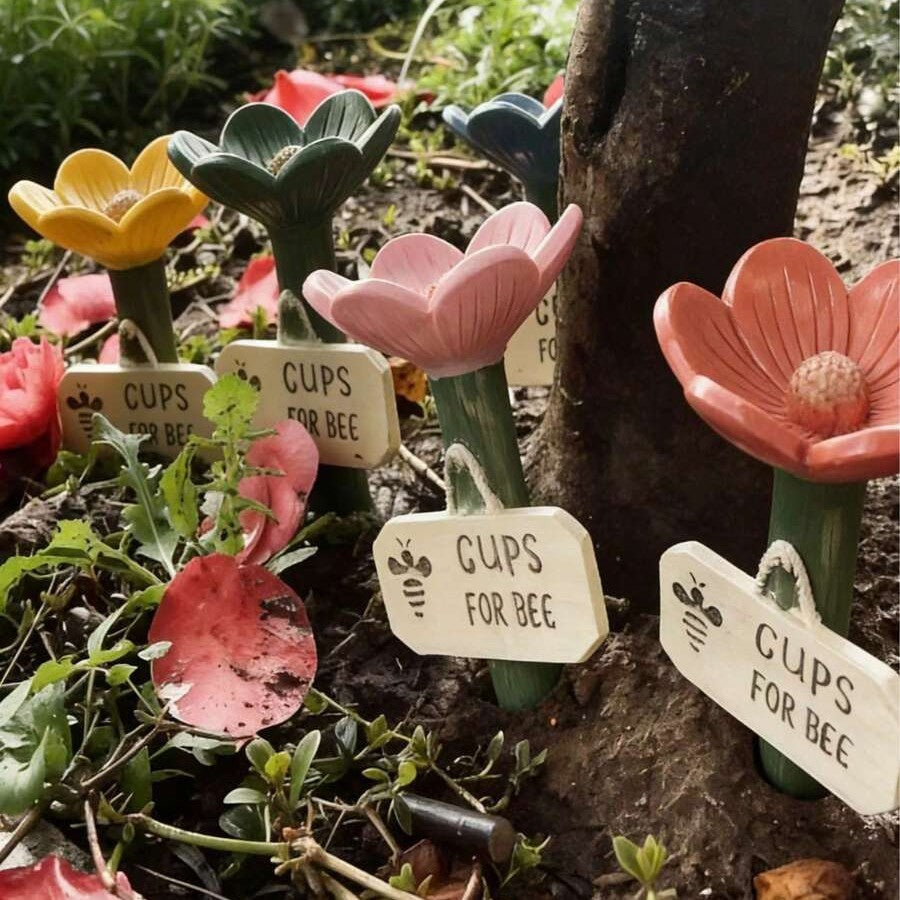 Decorative Bee Resource Flower Stake