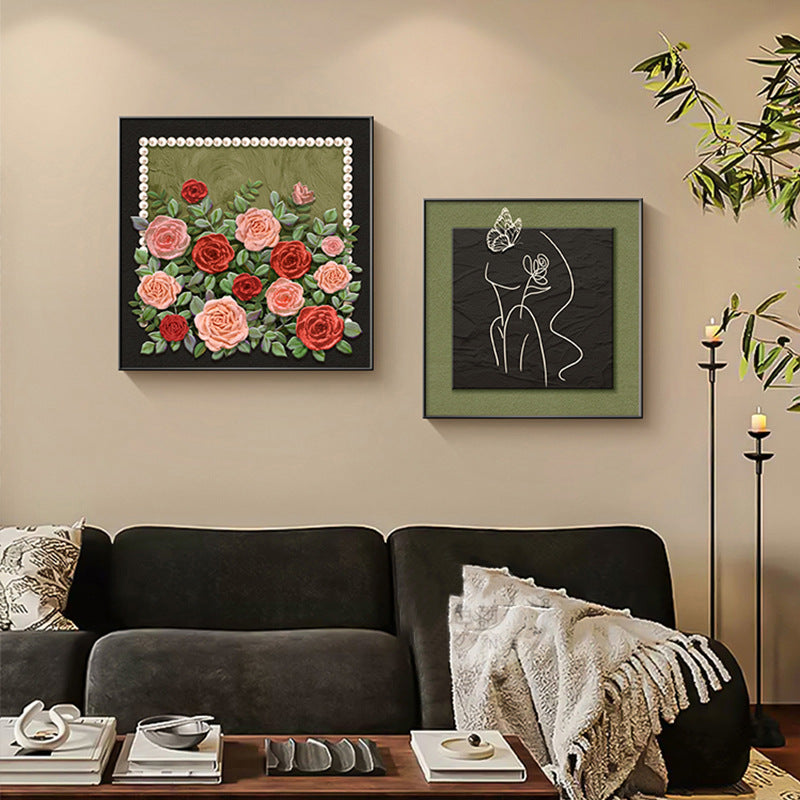 Decorative Framed Butterfly Wall Art
